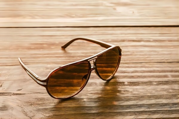 Lentes de sol marrones