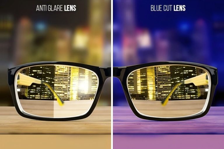 anti glare blue cut lens